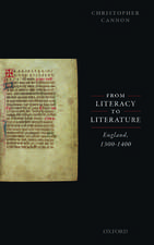 From Literacy to Literature: England, 1300-1400