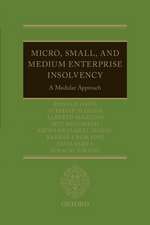 Micro, Small, and Medium Enterprise Insolvency: A Modular Approach