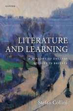 Literature and Learning: A History of English Studies in Britain