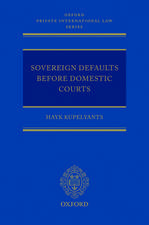 Sovereign Defaults Before Domestic Courts