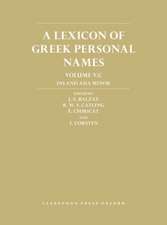 A Lexicon of Greek Personal Names: Volume V.C: Inland Asia Minor