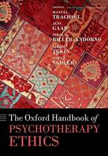 Oxford Handbook of Psychotherapy Ethics