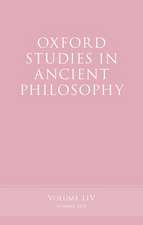 Oxford Studies in Ancient Philosophy, Volume 54