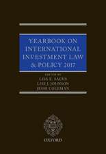 Yearbook on International Investment Law & Policy 2017