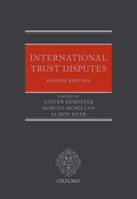 International Trust Disputes