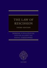 The Law of Rescission