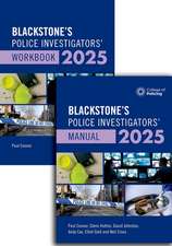 Blackstone's Police Investigators Manual and Workbook 2025