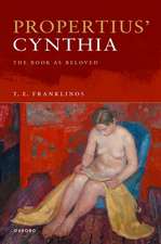 Propertius’ Cynthia: The Book as Beloved