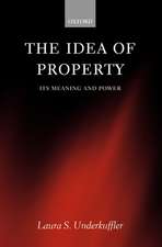 The Idea of Property: Its Meaning and Power