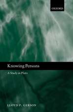 Knowing Persons: A Study in Plato