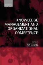 Knowledge Management and Organizational Competence