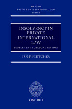 Insolvency in Private International Law: Supplement to Second Edition