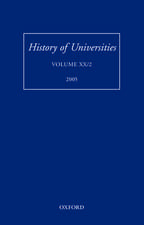 History of Universities: Volume XX/2 2005