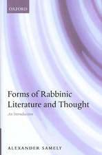 Forms of Rabbinic Literature and Thought: An Introduction