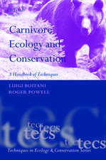 Carnivore Ecology and Conservation: A Handbook of Techniques