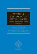 Witness Testimony in Sexual Cases