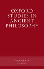 Oxford Studies in Ancient Philosophy, Volume 45