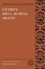 Cicero's Pro L. Murena Oratio