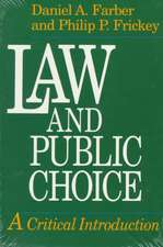 Law and Public Choice: A Critical Introduction