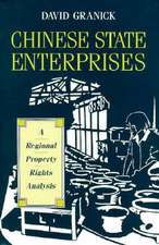 Chinese State Enterprises: A Regional Property Rights Analysis