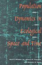 Population Dynamics in Ecological Space and Time