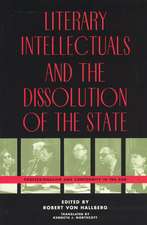 Literary Intellectuals and the Dissolution of the State: Professionalism and Conformity in the GDR