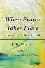 When Prayer Takes Place