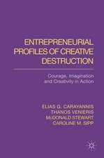 Entrepreneurial Profiles of Creative Destruction: Courage, Imagination and Creativity in Action