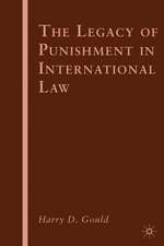 The Legacy of Punishment in International Law