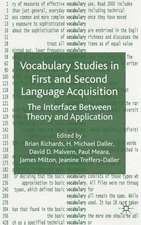 Vocabulary Studies in First and Second Language Acquisition: The Interface Between Theory and Application