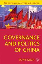 Saich, T: Governance and Politics of China