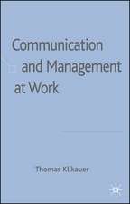 Communication and Management at Work