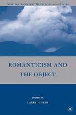 Romanticism and the Object