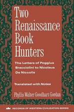 Two Renaissance Book Hunters (Paper) Poggius Bracciolini to Nicolaus De Niccolis