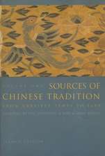 Sources of Chinese Tradition – From Earliest Times to 1600