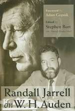 Randall Jarrell on W. H. Auden: The Past and Future of Human-Animal Relationships