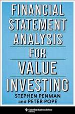 Financial Statement Analysis for Value Investing