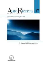 AutoRicerca - Numero 17, Anno 2019 - Spunti di Osservazione