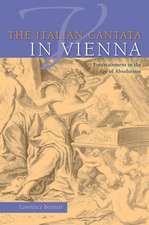 The Italian Cantata in Vienna – Entertainment in the Age of Absolutism