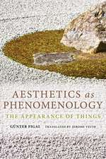 Aesthetics as Phenomenology – The Appearance of Things