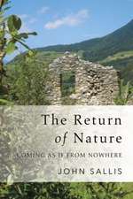 The Return of Nature – On the Beyond of Sense