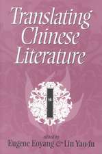 Translating Chinese Literature