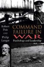 Pois, R: Command Failure in War