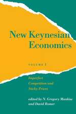 New Keynesian Economics – Imperfect Competition & Sticky Prices