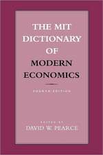 Mit Dictionary of Modern Economics