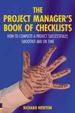 Project Manager's Book of Checklists, The