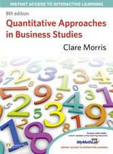 Quantitative Approaches in Business Studies