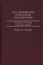 Sex Differences in Political Participation: Processes of Change in Fourteen Nations