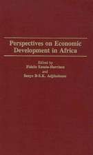 Perspectives on Economic Development in Africa