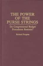 The Power of the Purse Strings: Do Congressional Budget Procedures Restrain?